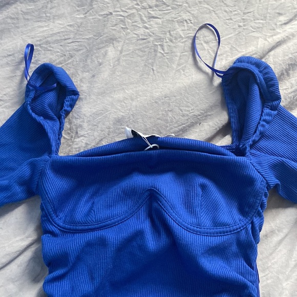 Blue long sleeve dress - princess Polly - Picture 3 of 8